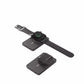 NEOVO MagSafe powerbank 3-in-1 - 5000mAh – Magnetische Draadloze Powerbank – 20W Snellader – Voor iPhone & Android – Apple Watch & AirPods - Zwart