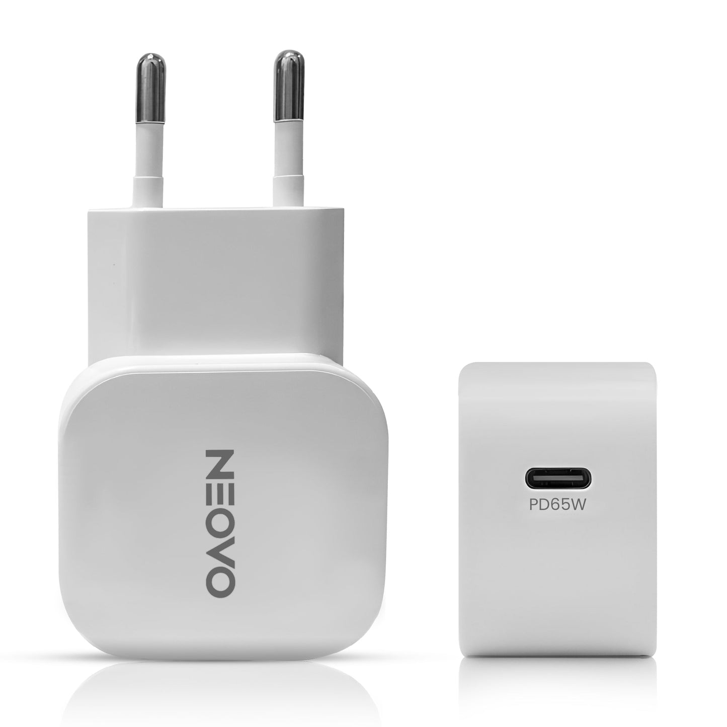 NEOVO 65W USB-C Snellader – iPhone 17/ 16/ 15 Oplader – Samsung S26 / S25 / S24 Snellader – MacBook