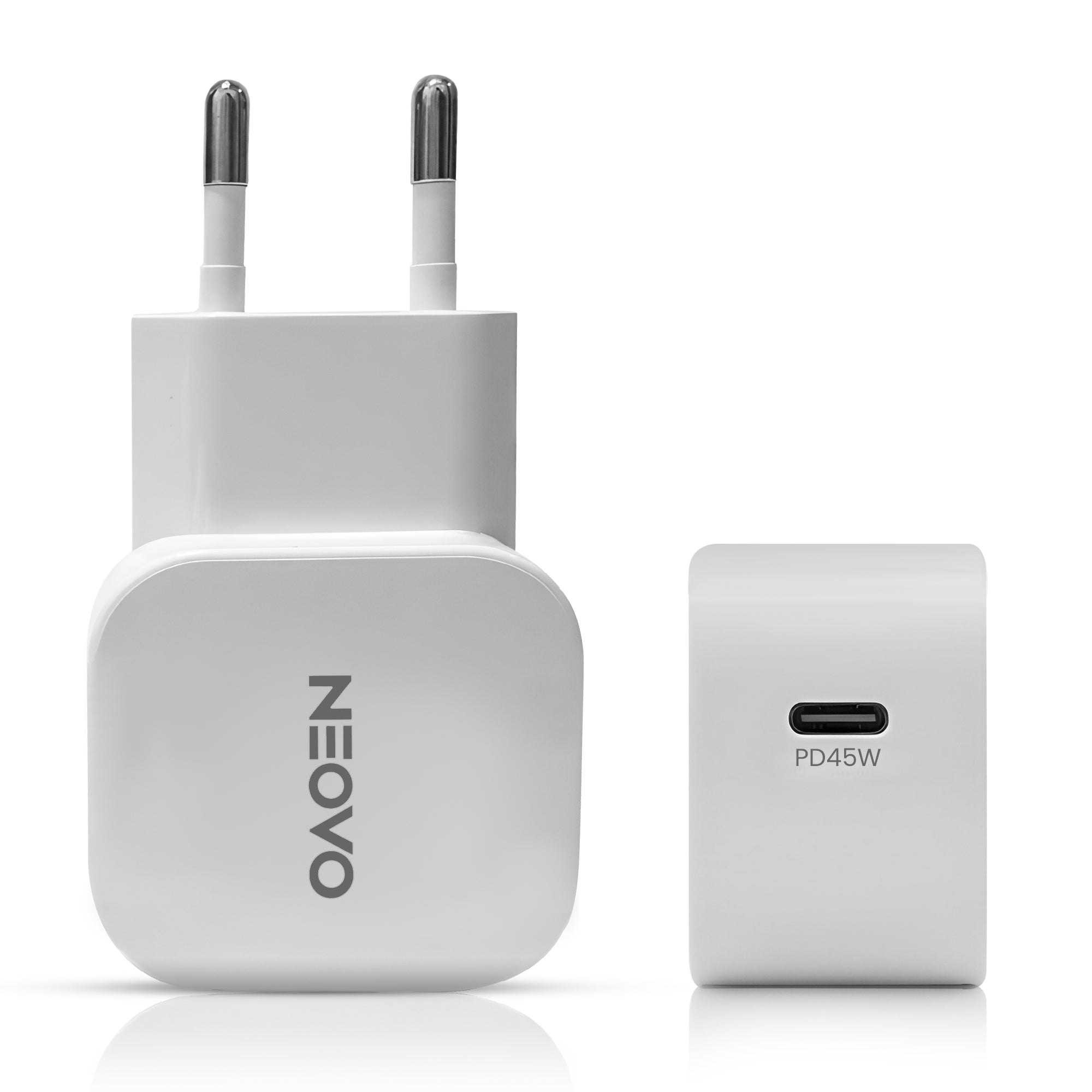 Load video: NEOVO 45W Gan USB-C iPhone oplader